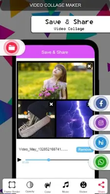 Video Collage & Photo Editor android App screenshot 0